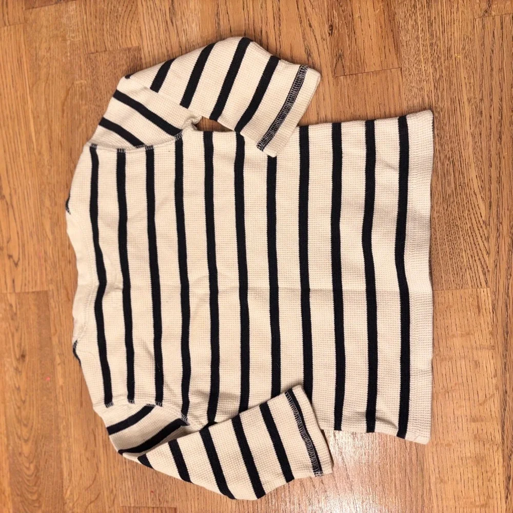 OshKosh B'gosh Baby‎ Boys Striped Thermal Long Sleeve Shirt Size 18 Months